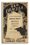 GOREY, EDWARD. DRACULA. A TOY THEATRE * Group of 5 Dracula-related posters.